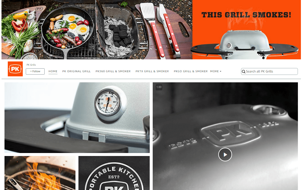 Amazon storefront pkgrills Gorilla ROI