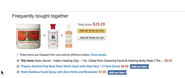 Frequently bought together basket analysis Gorilla ROI