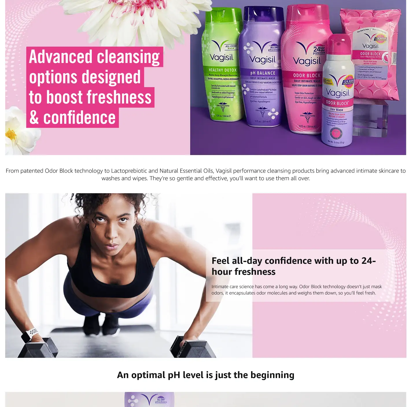 Screenshot 2022 06 09 at 07 51 20 Vagisil Odor Block Daily Intimate Feminine Wash for Women Gynecologist Tested Hypoallergenic 12 Ounce Pack of 3 Packaging May Vary Health Household Cropped Sq Gorilla ROI