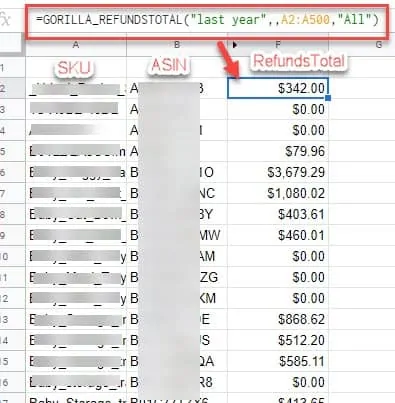 Amazon fba returns refunds total results