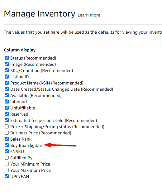 Buy box eligibility Gorilla ROI