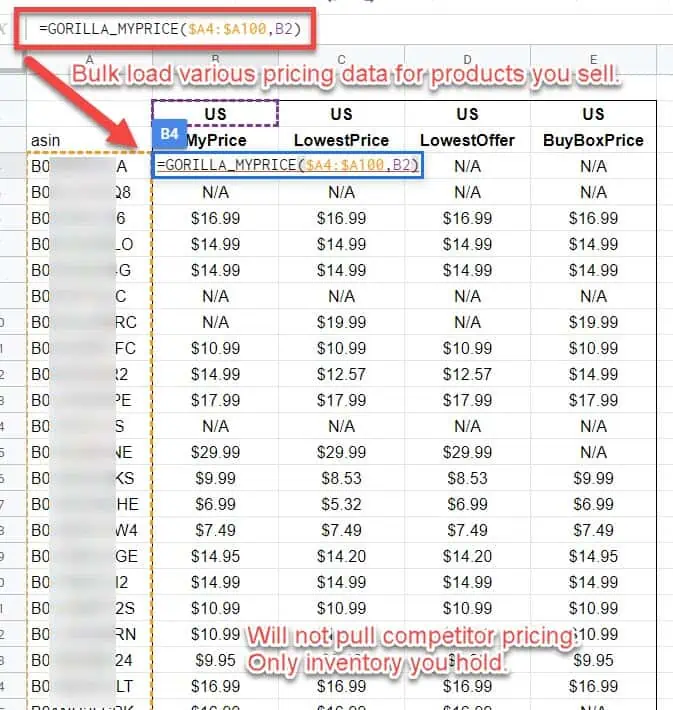 Amazon buy box price fba seller tracking