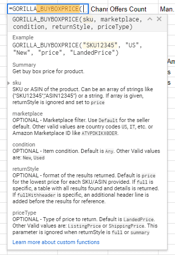 Get amazon buy box price