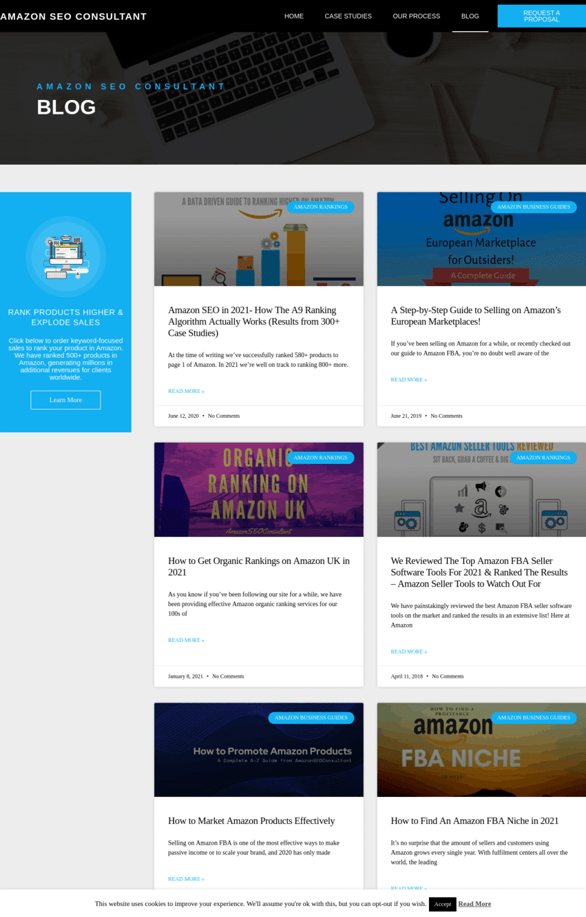 Amazon seo consultant