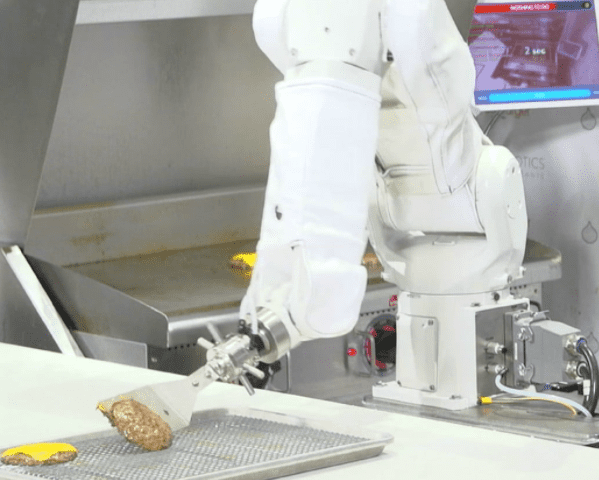 Burger flipping robot Gorilla ROI
