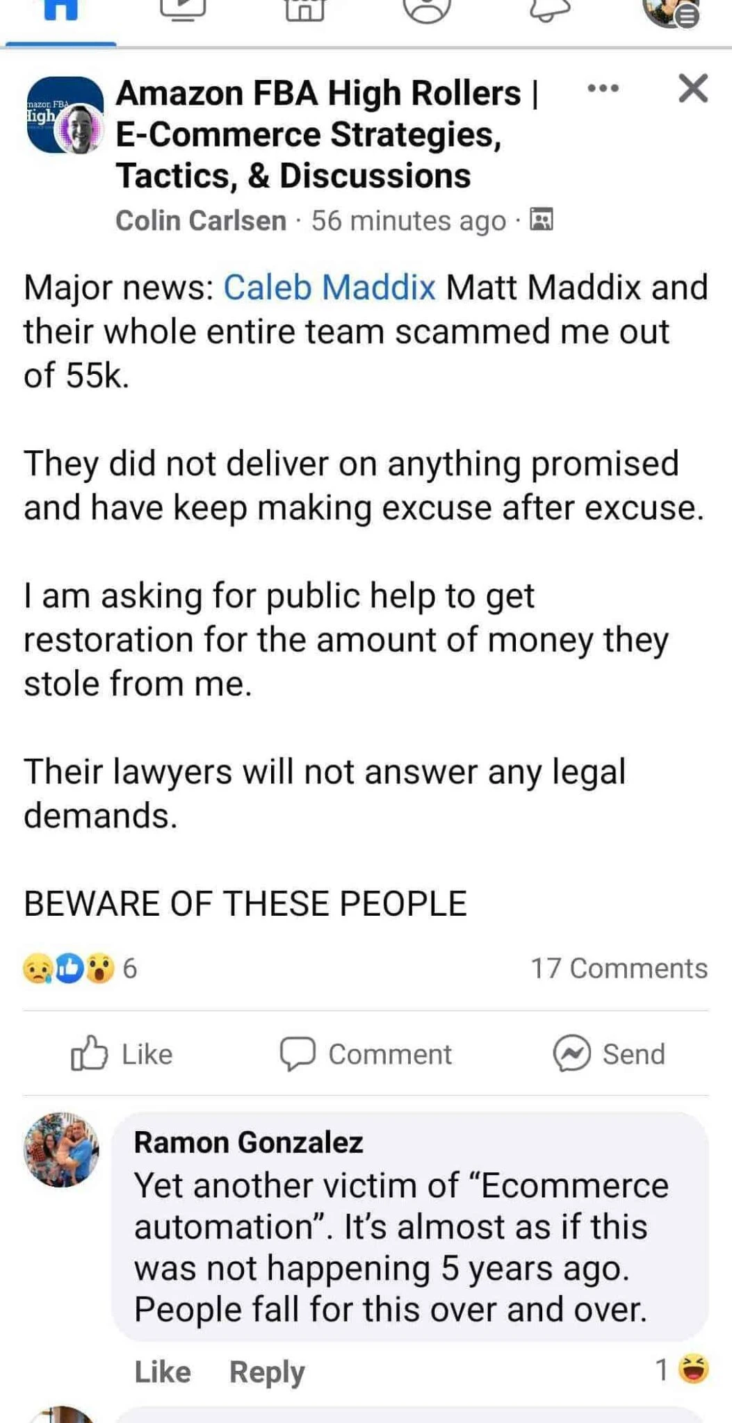 Amazon automation scam