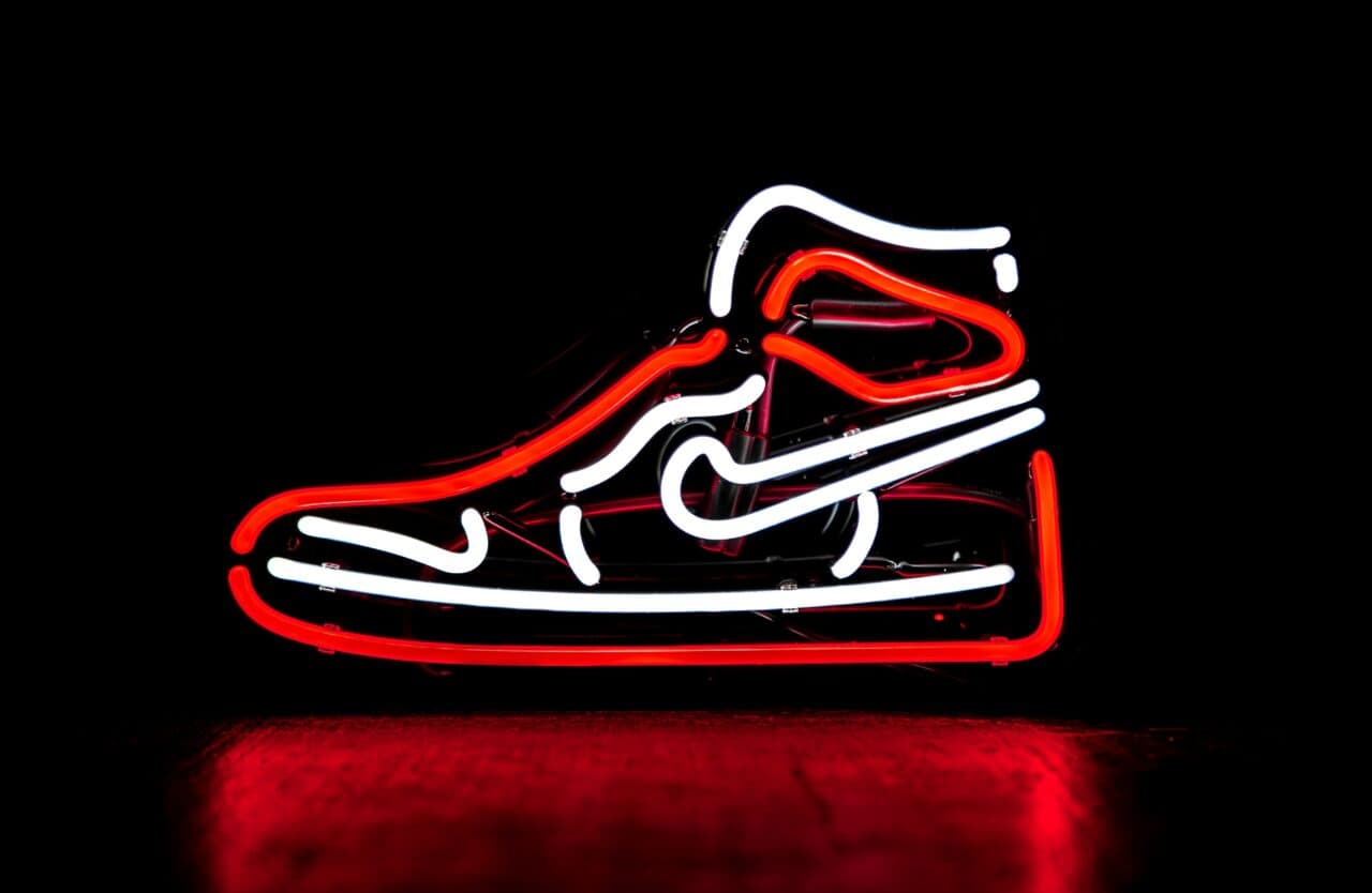 Nike neon sign