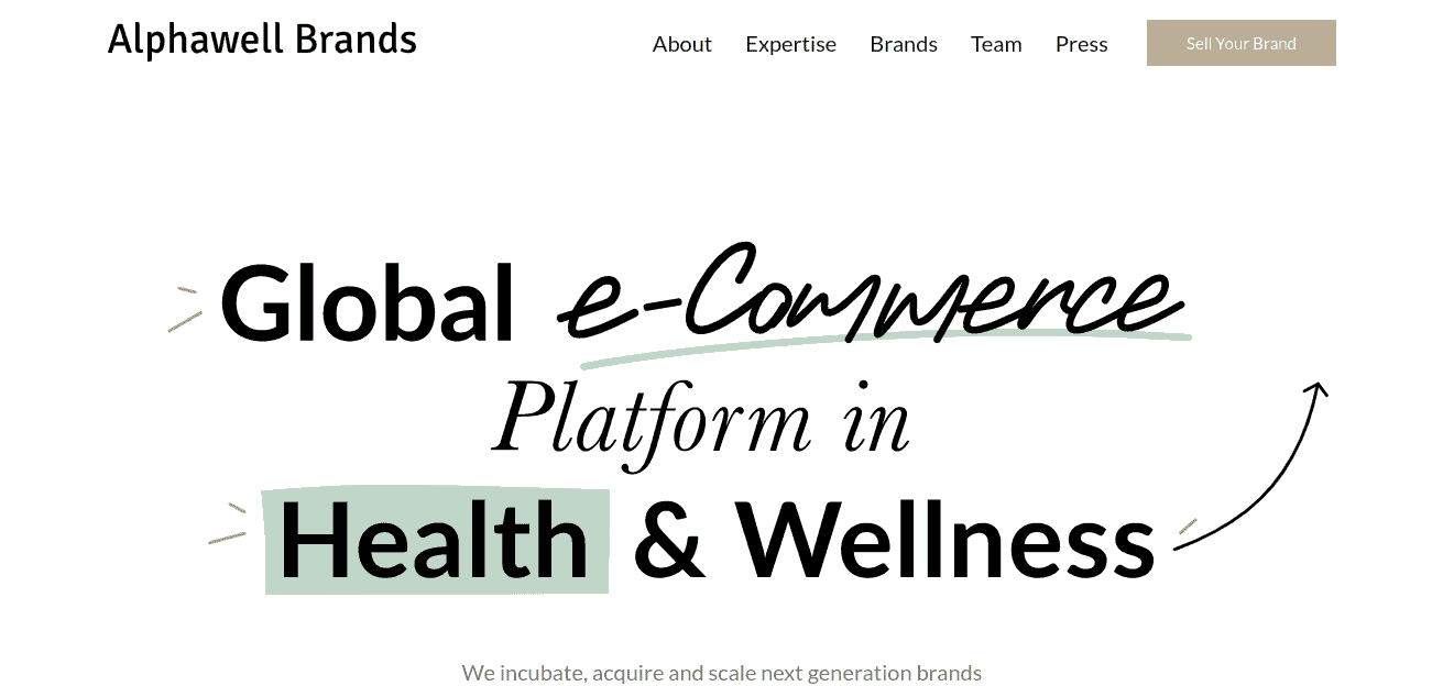 Alphagreen website