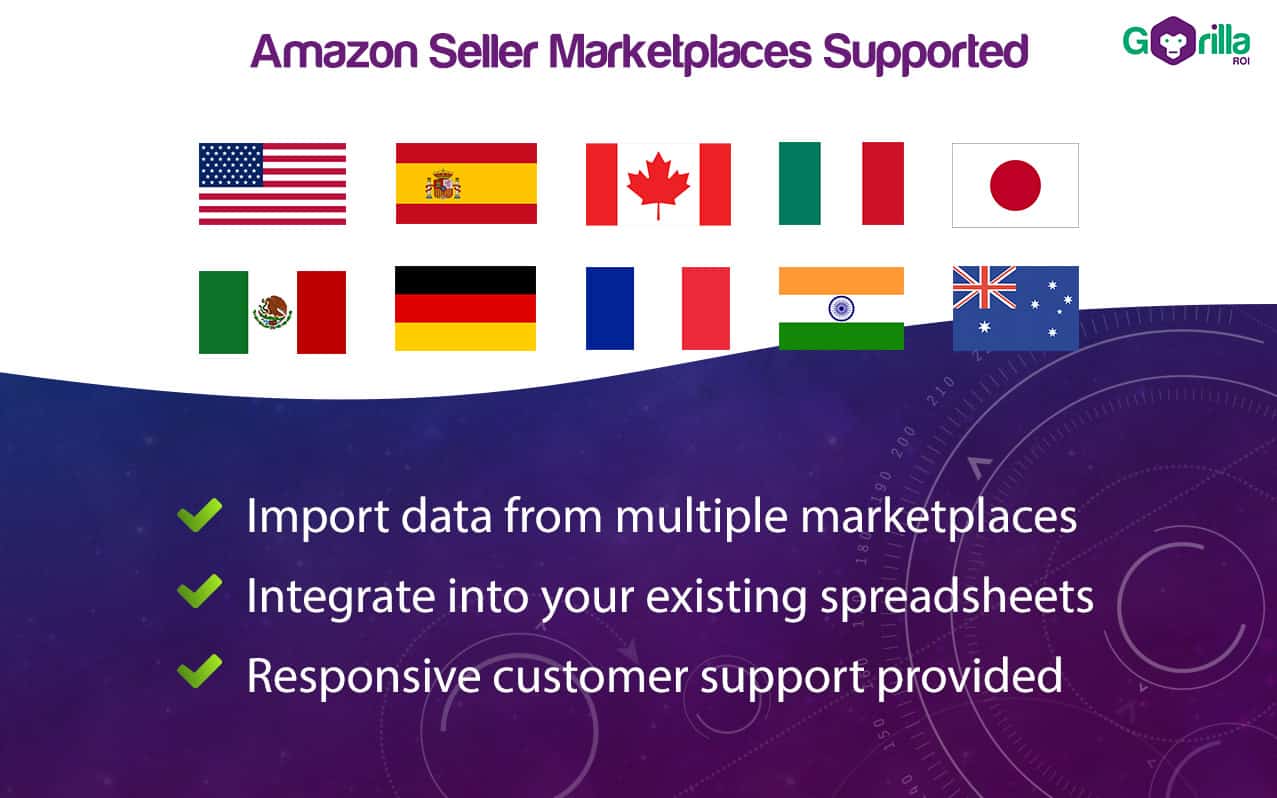 Gorilla sheets amazon seller addon 05 marketplaces Gorilla ROI