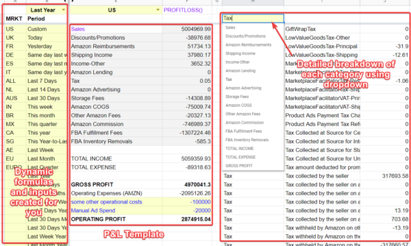 Amazon profit calculator