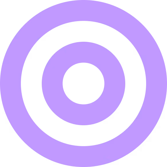 White checkmark in black circle icon