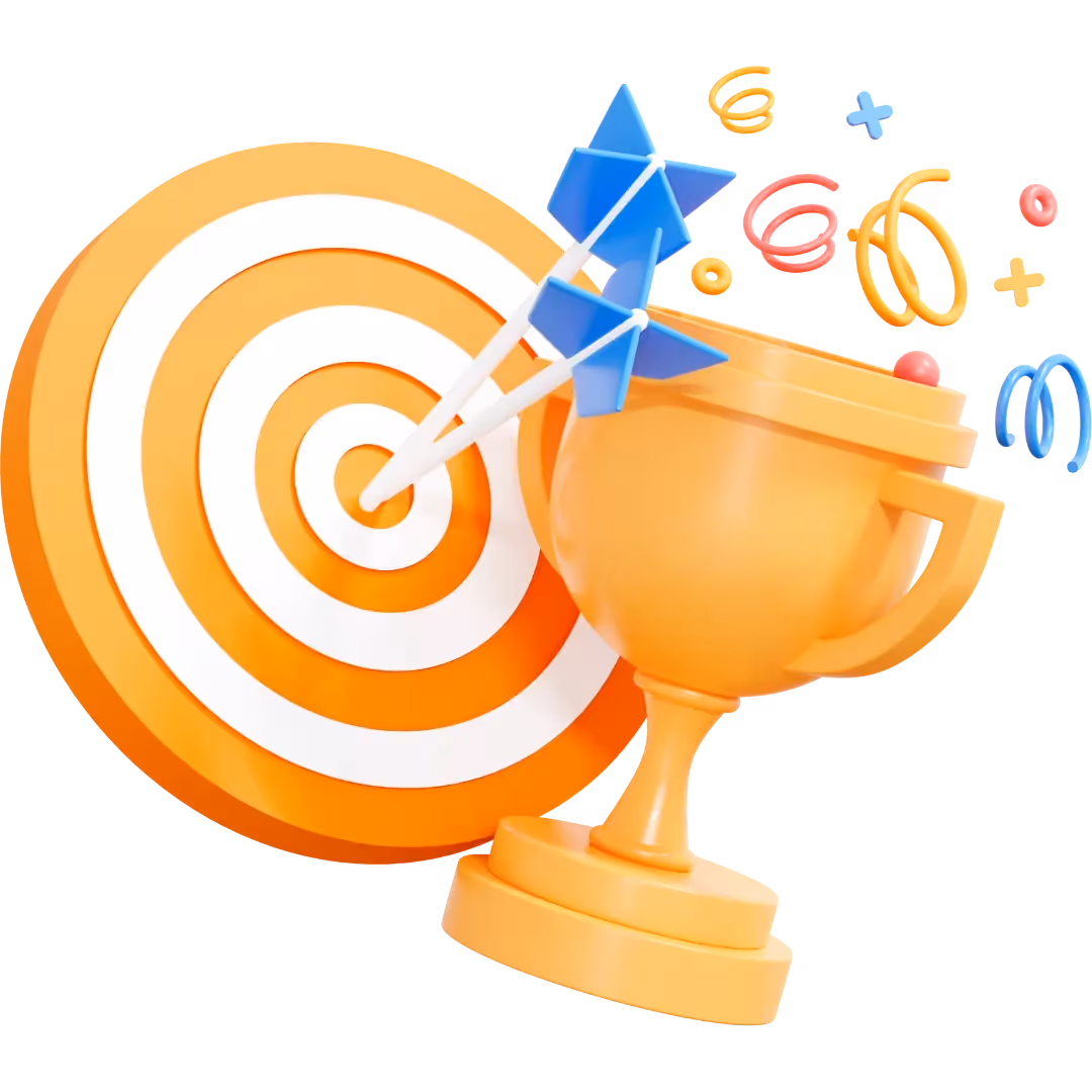 Data charts with bar, line, and pie graphs