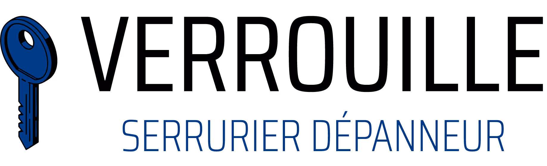 Logo officiel de la société Verrouille, serrurier à Bordeaux