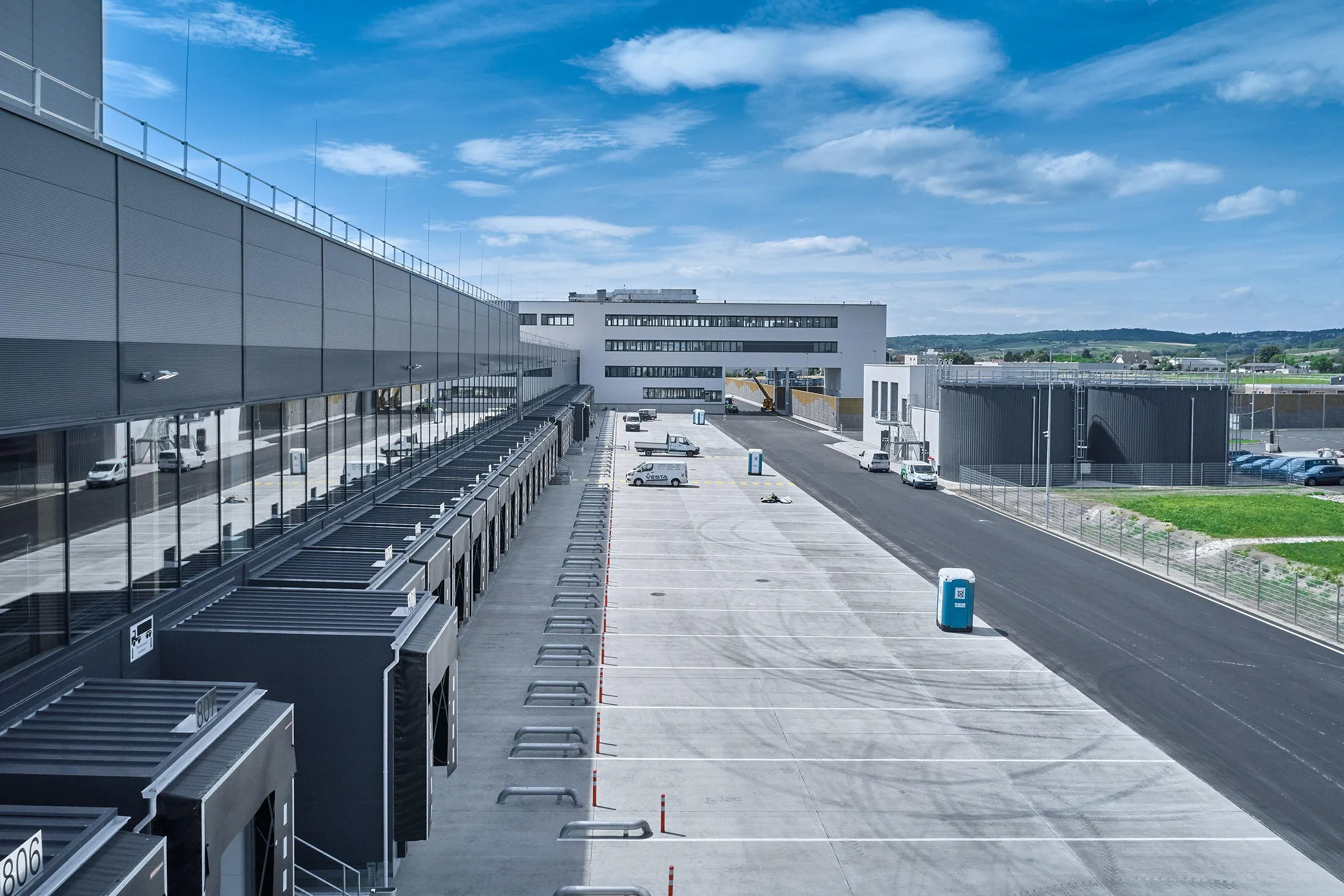 Logistikzentrum Großebersdorf - Aussenansicht