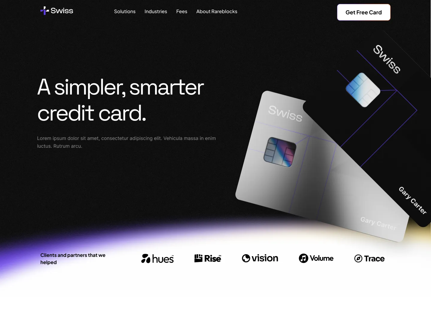 SaaS Webflow Template - Swiss - Created by Wedoflow.com and Azwedo.com