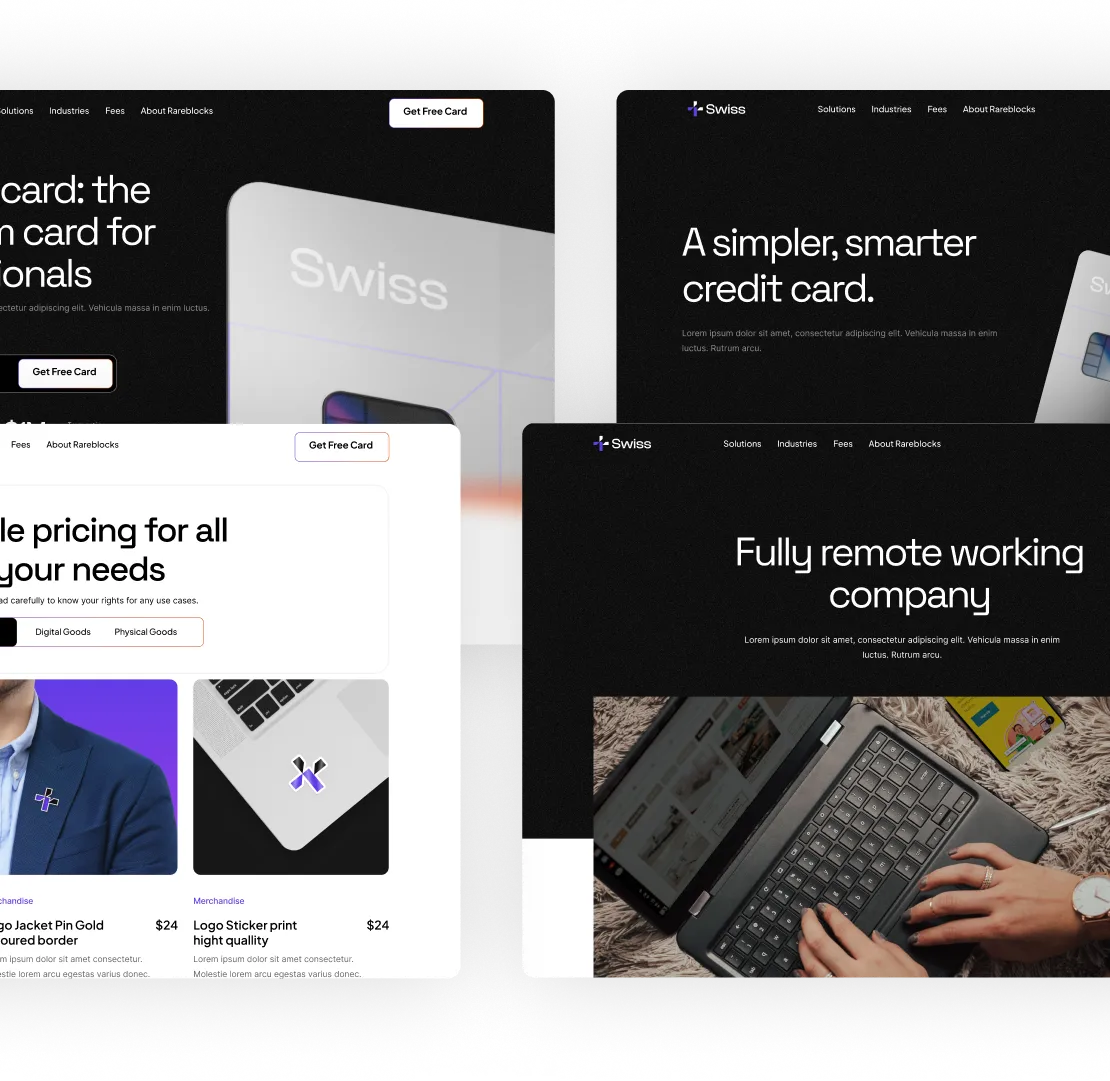 SaaS Webflow Template - Swiss - Created by Wedoflow.com and Azwedo.com