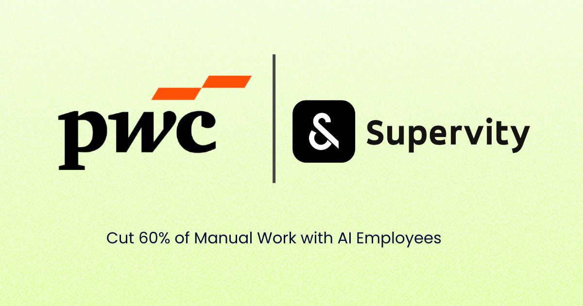 PwC Joins Forces with Supervity AI to Scale AI Across Enterprises