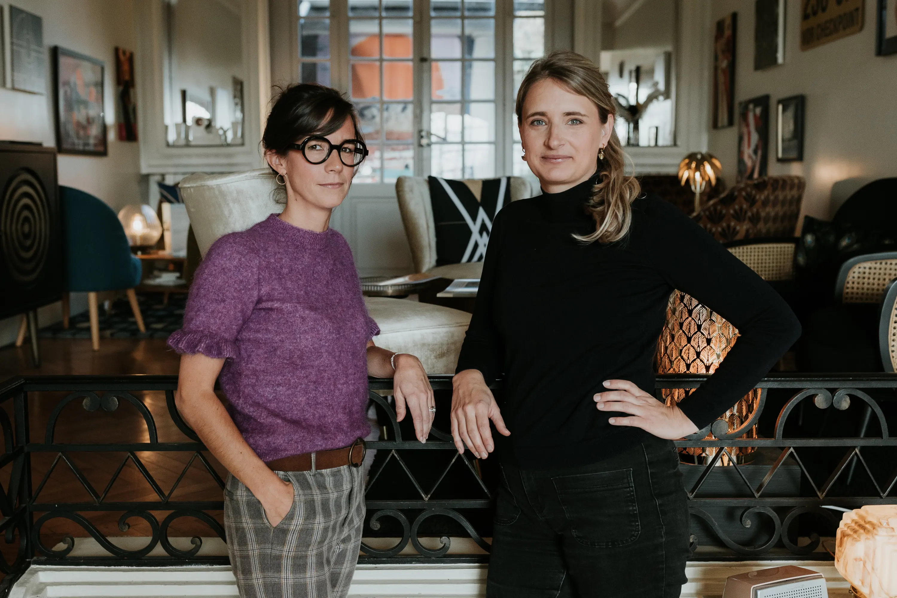 Photo couverture avec Franziska et Hortense 