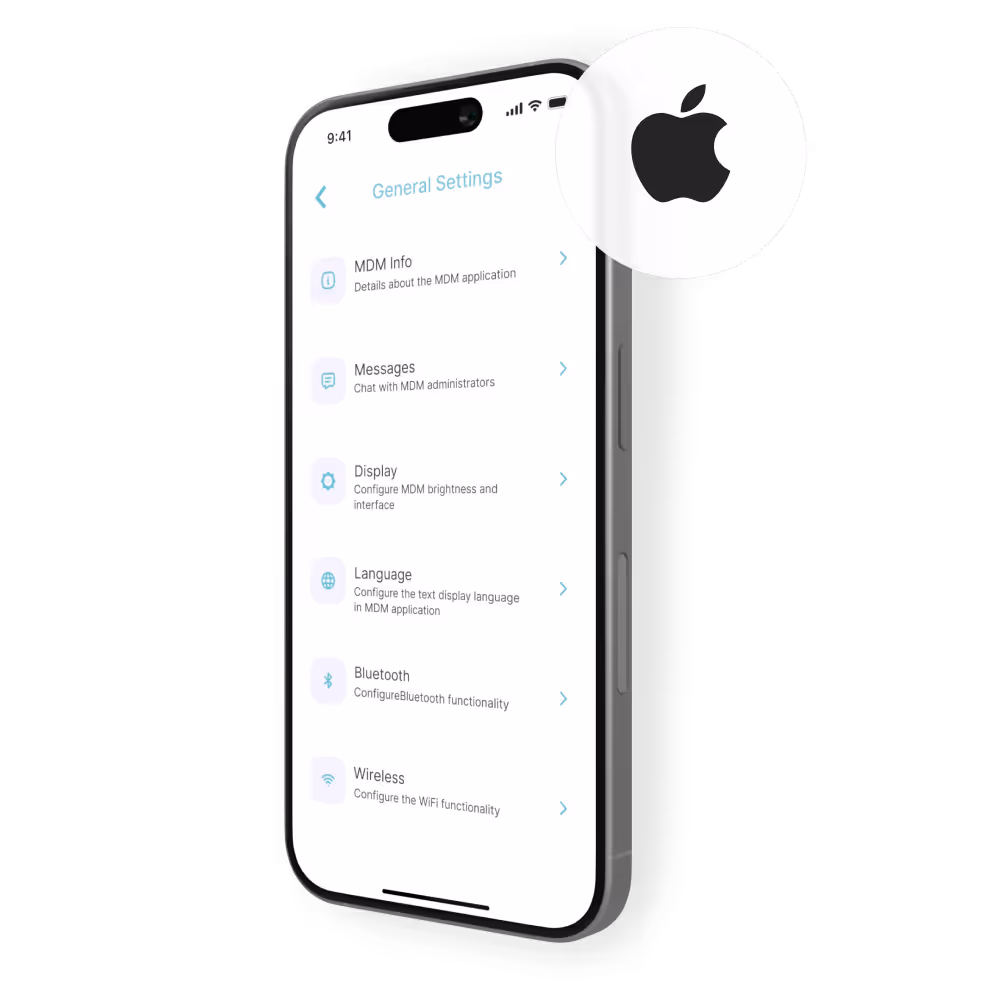Image showing an iPhone running Bento MDM