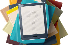 eBook Tablet on Top Of Books