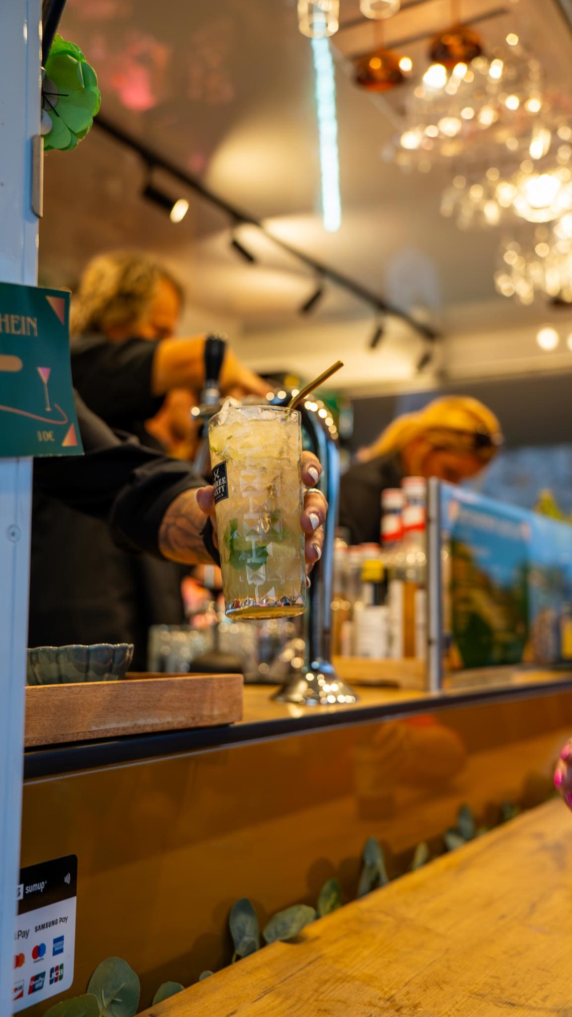 [background image] image of bustling food truck scene