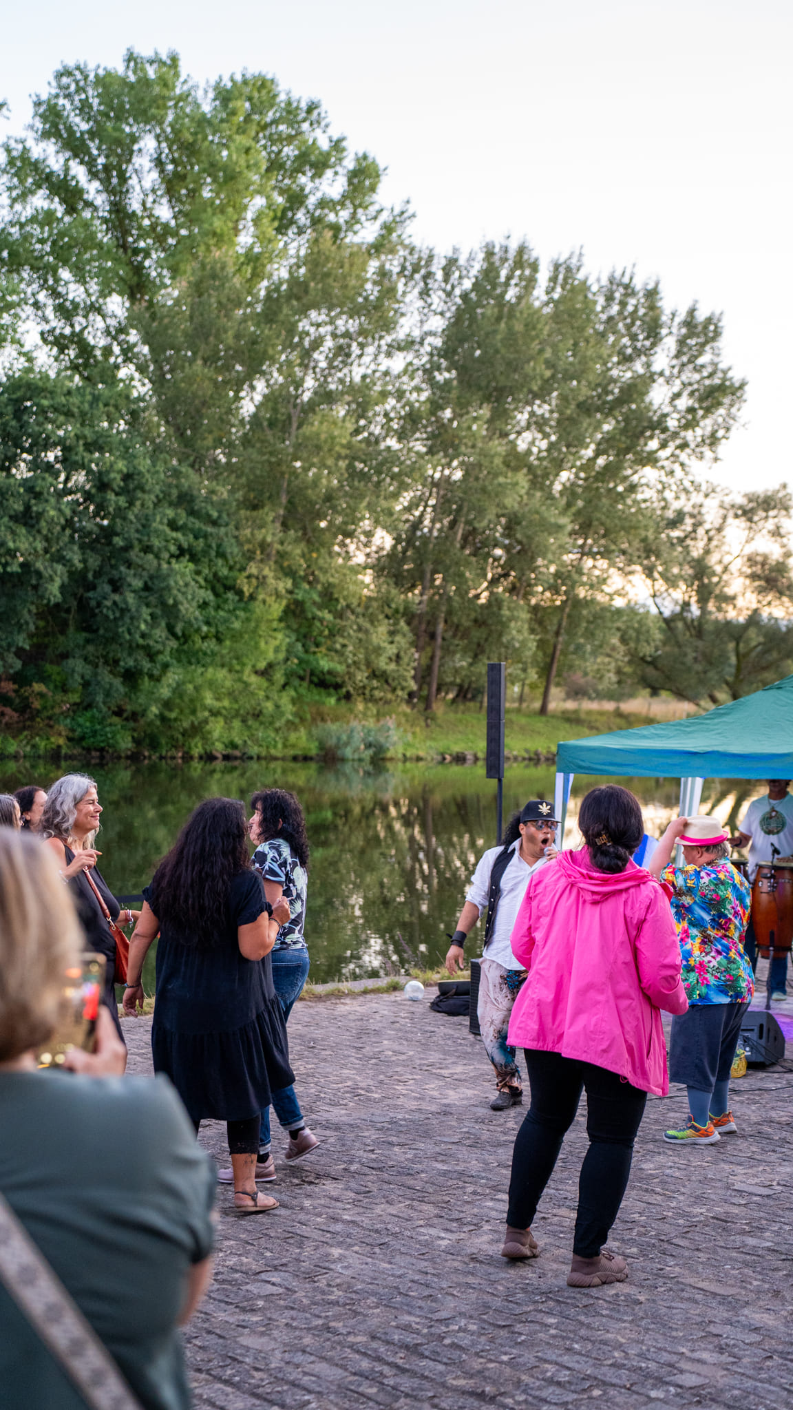 [charity event at night]