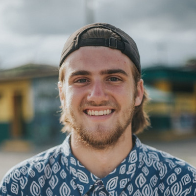 A smiling man