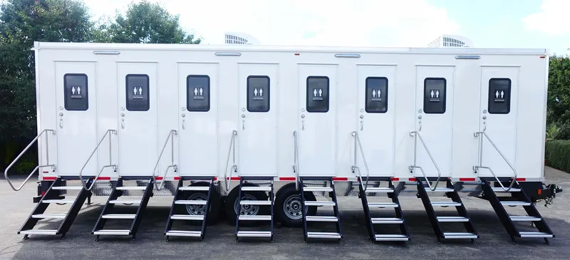 10 Station Restroom Trailer
