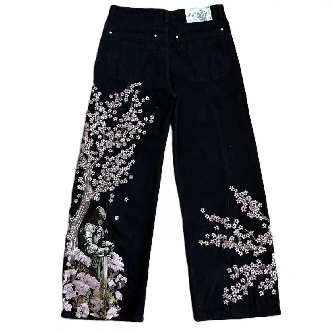 Vescartes Sakura Knight Baggy Jeans