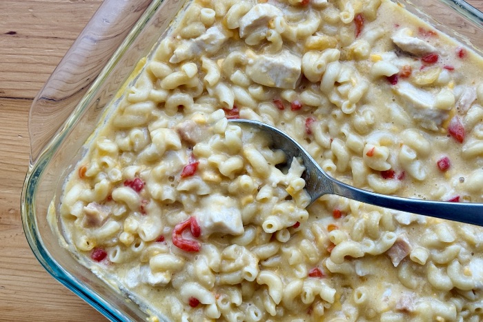 Baked Chicken Mac & Cheese