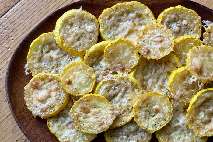 Baked Parmesan Squash Bites
