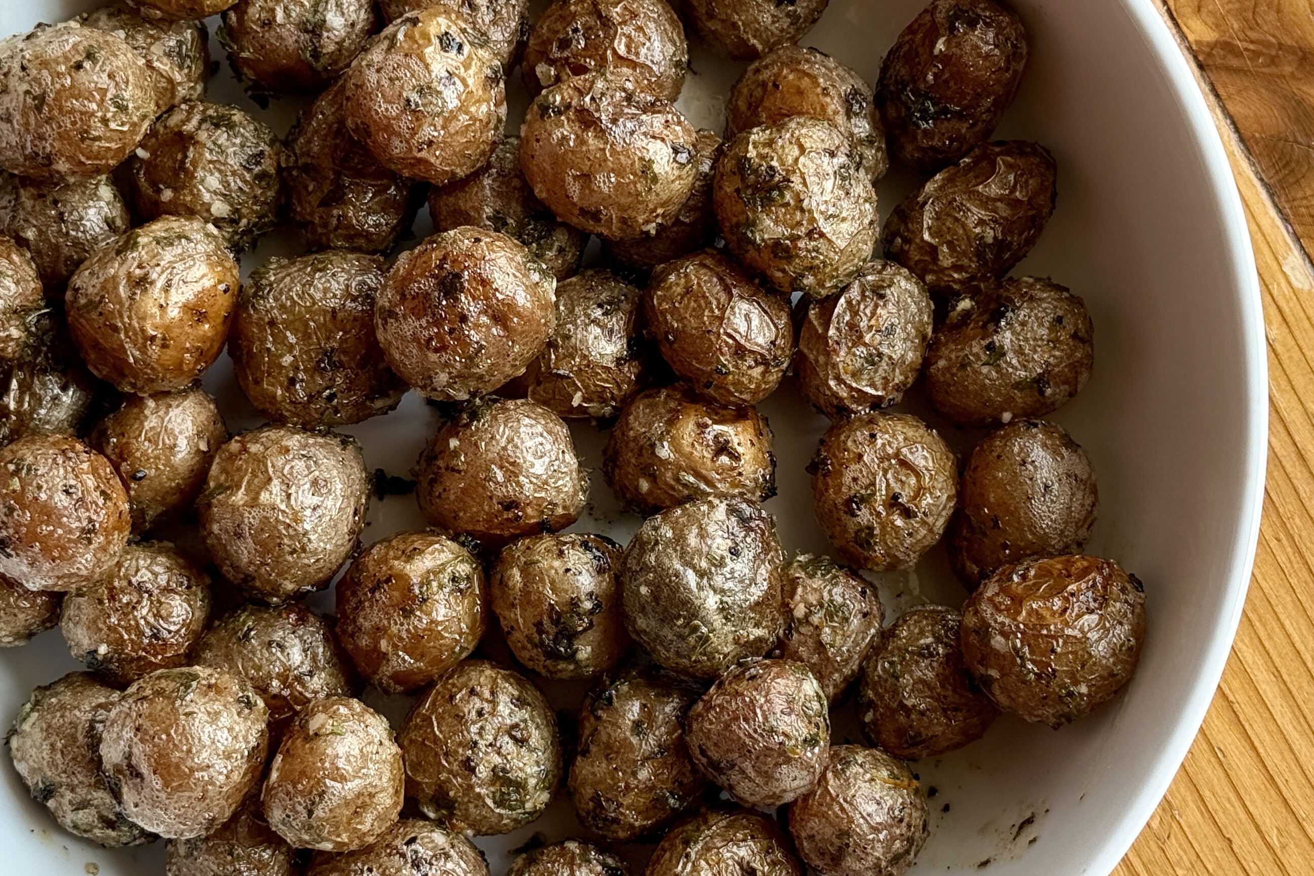 Baby baked potato bites