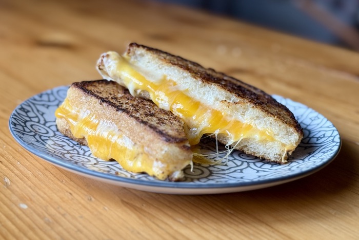Triple Threat Sourdough Grilled Cheese