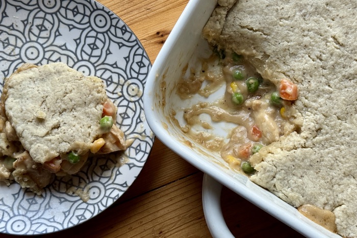 Chicken Pot Pie with Celery Seed Crust