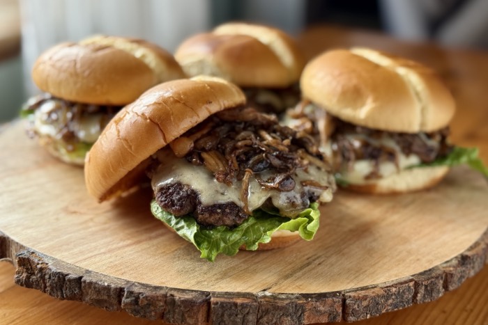 Minecraft MooShroom Smash Burgers