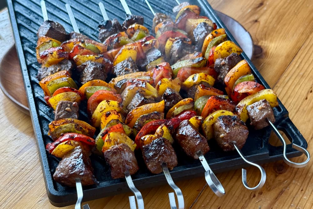 Marinated Steak Shish Kebabs