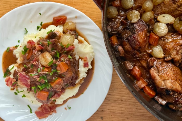 Coq au vin (French Chicken Stew)