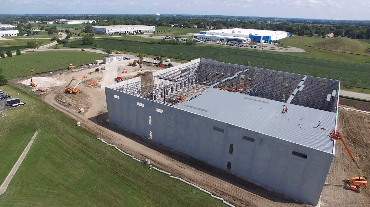 Our building under construction