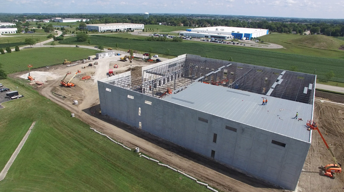 Our building under construction