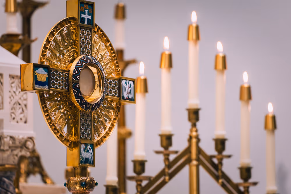 Monstrance during Adoration