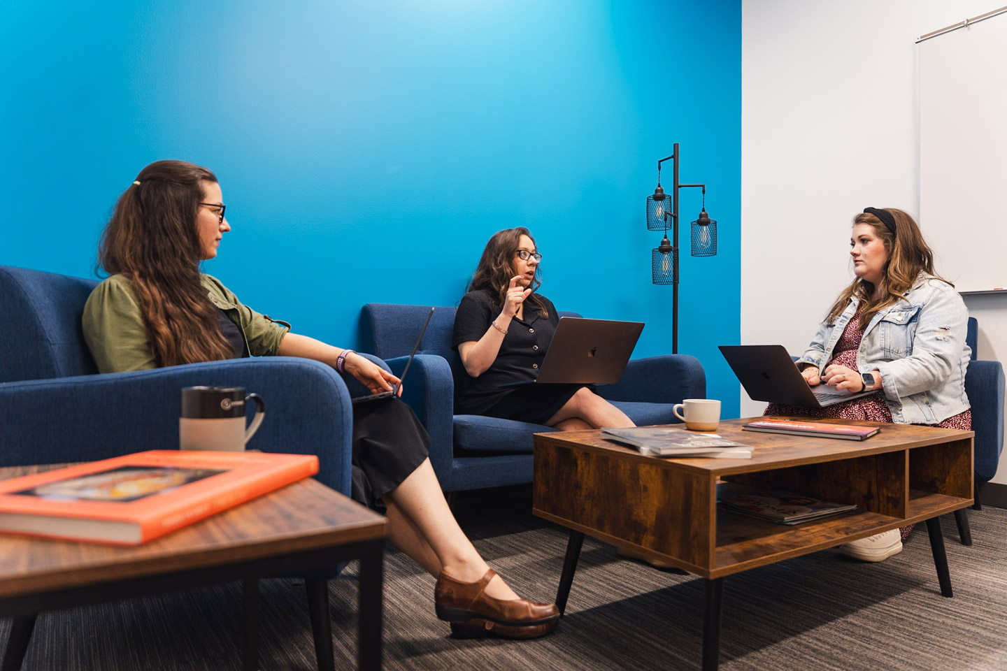 Marketing team meeting