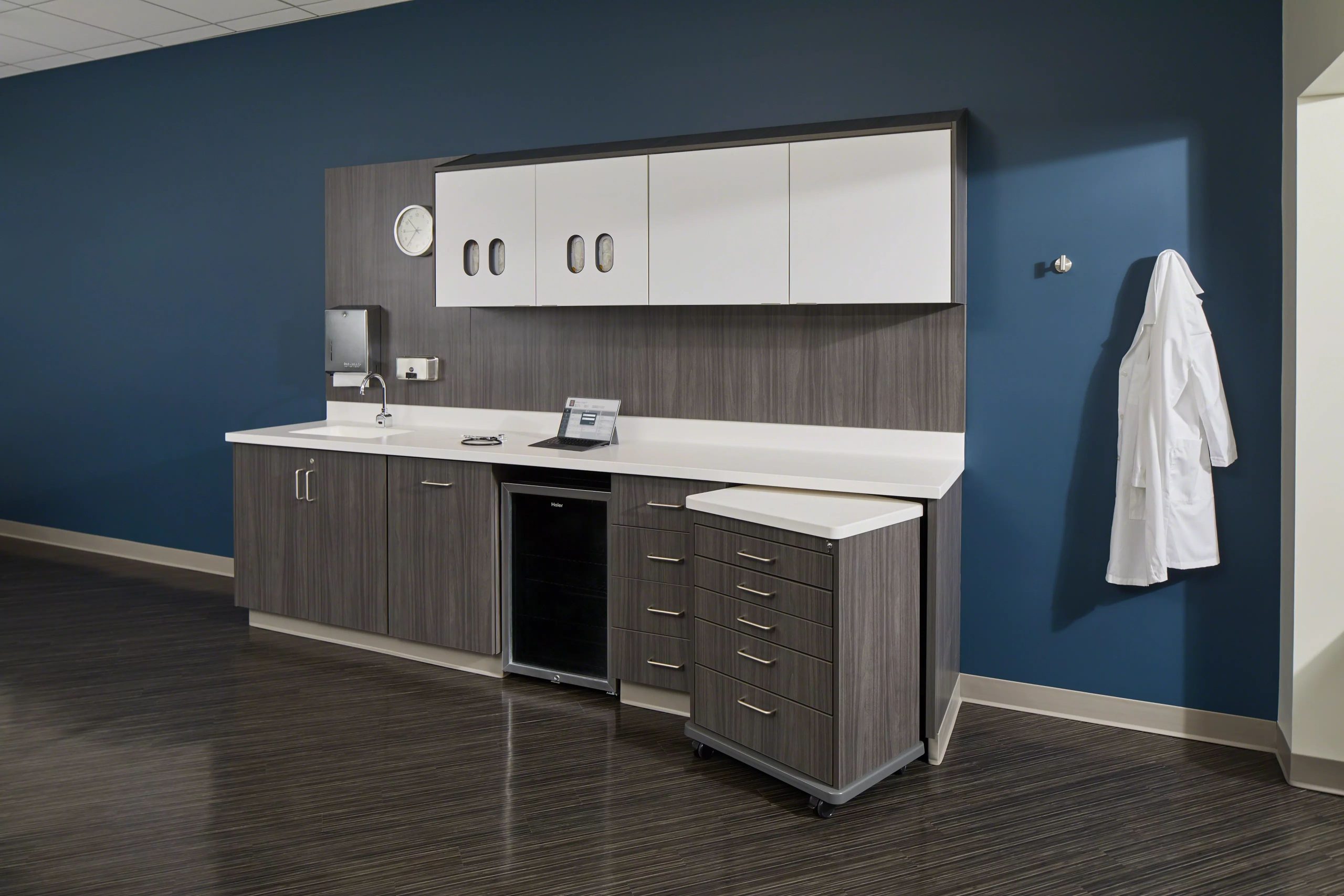 brown Convey Mobile Storage Cart