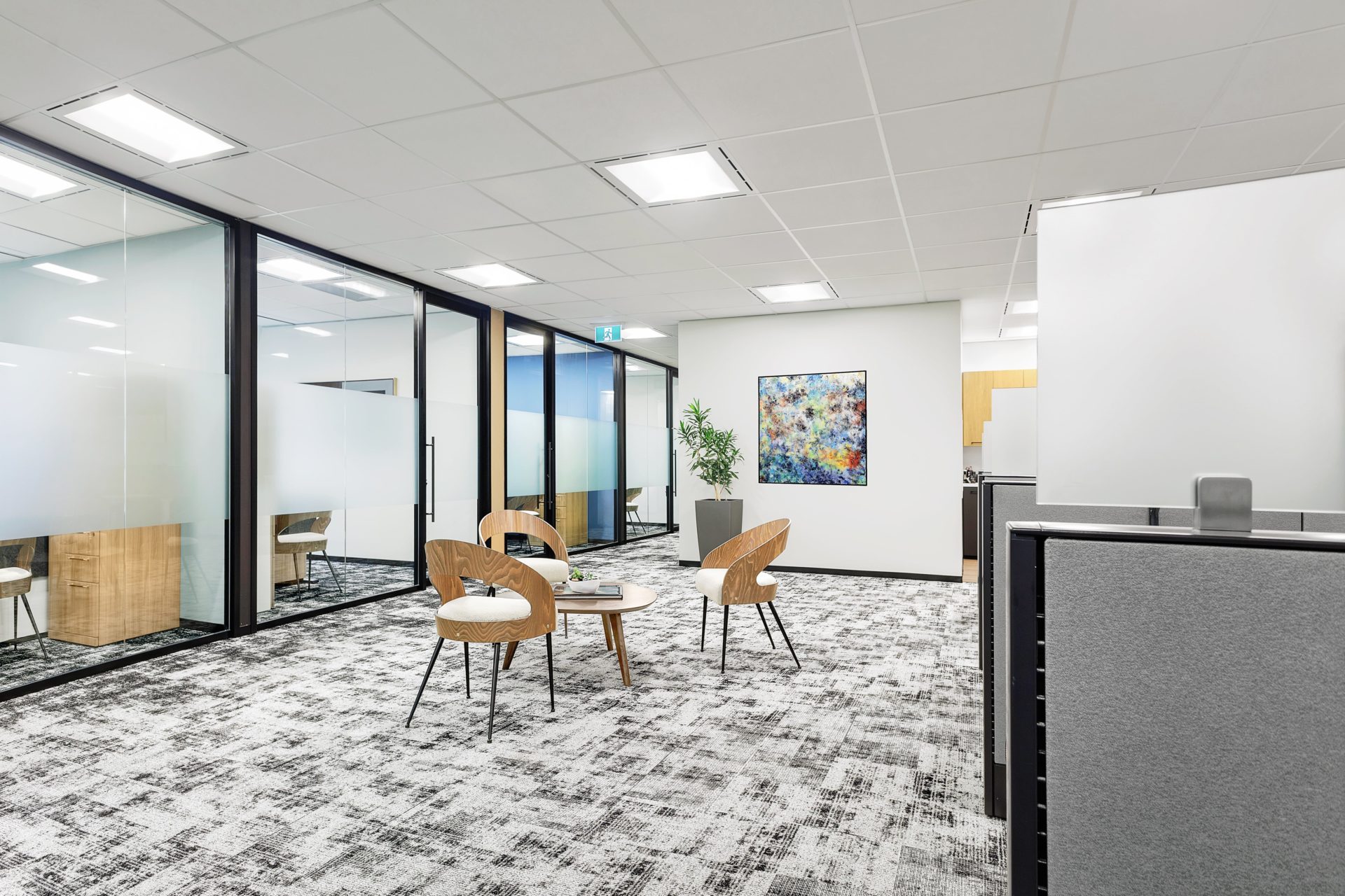 image of commercial interior for an interior design firm