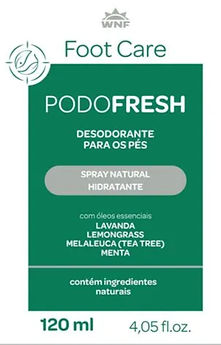 Podofresh da WNF não contém corantes, parabenos, óleo mineral, e nunca é testado em animais. Alinhado aos princípios de produtos veganos e de 'clean beauty', é uma escolha segura para você e para o meio ambiente.