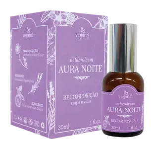 Spray Aura Noite – Uma fragrância que resgata as memórias mais acolhedoras e seguras, assim é o Spray Aura Noite da Vegana. Com óleos essenciais de lavanda, laranja doce e camomila, produzem um aroma agradável ao olfato e atuam na melhora da ansiedade e estresse, o produto proporciona equilíbrio, trazendo calma, relaxamento, tranquilidade e paz para um sono regenerador. Preço sugerido: R$70 para 30ml.