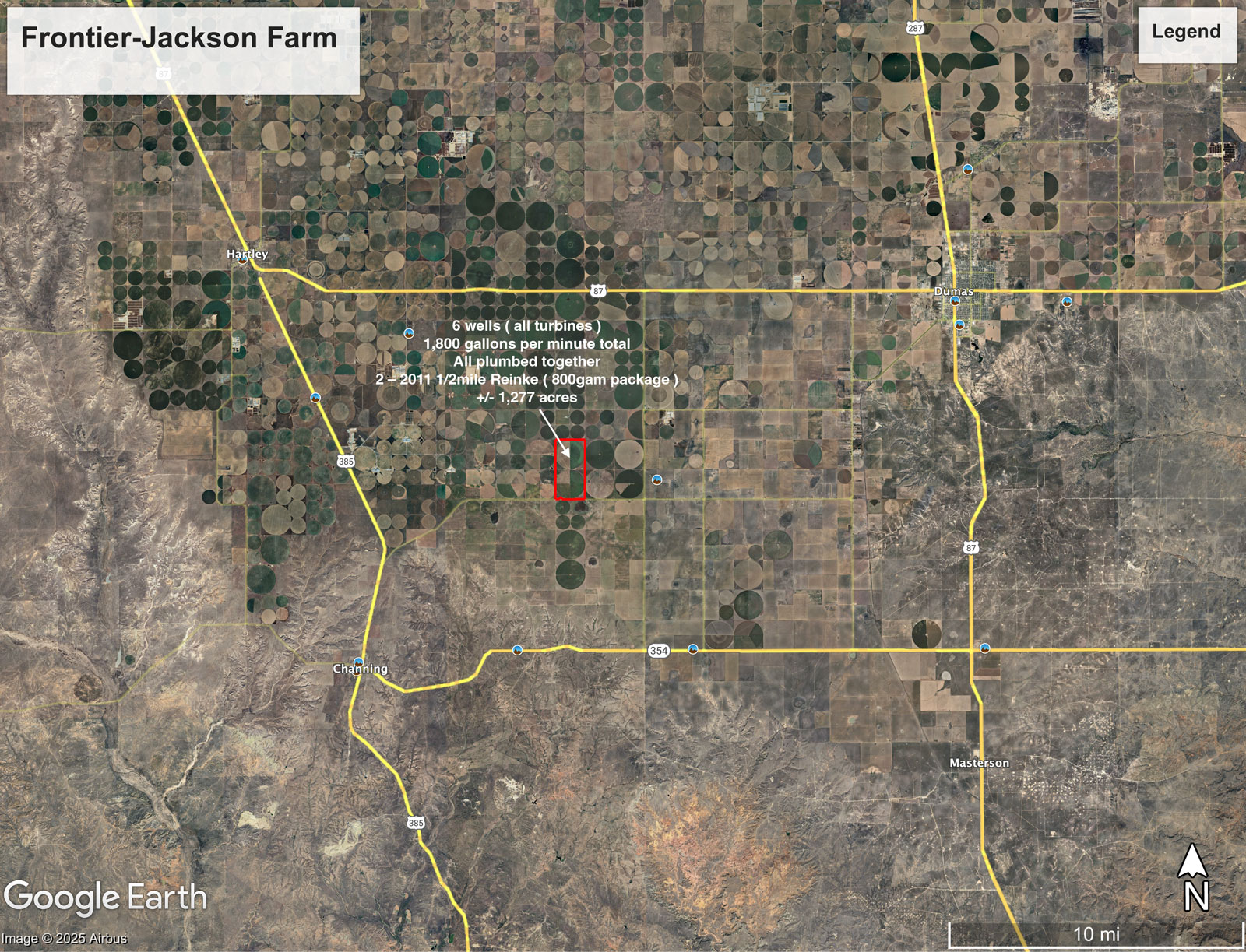 Frontier Jackson Farm Area View