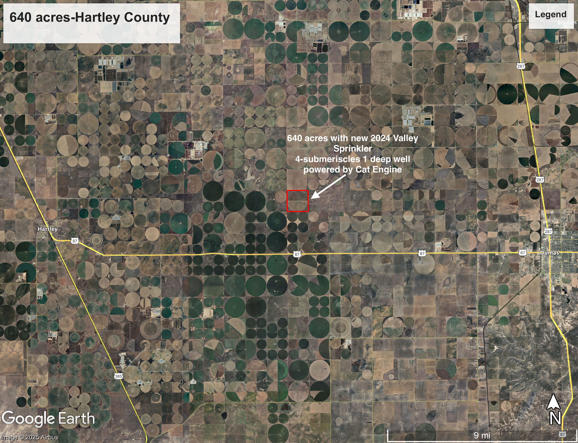 Hartley County Section 298 Area View