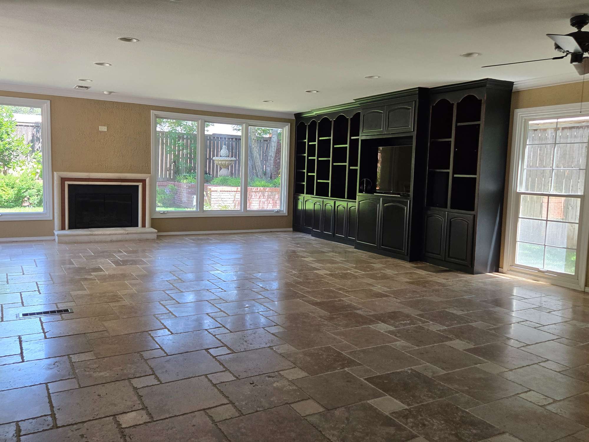 Beautiful Custom Home Family Room 1