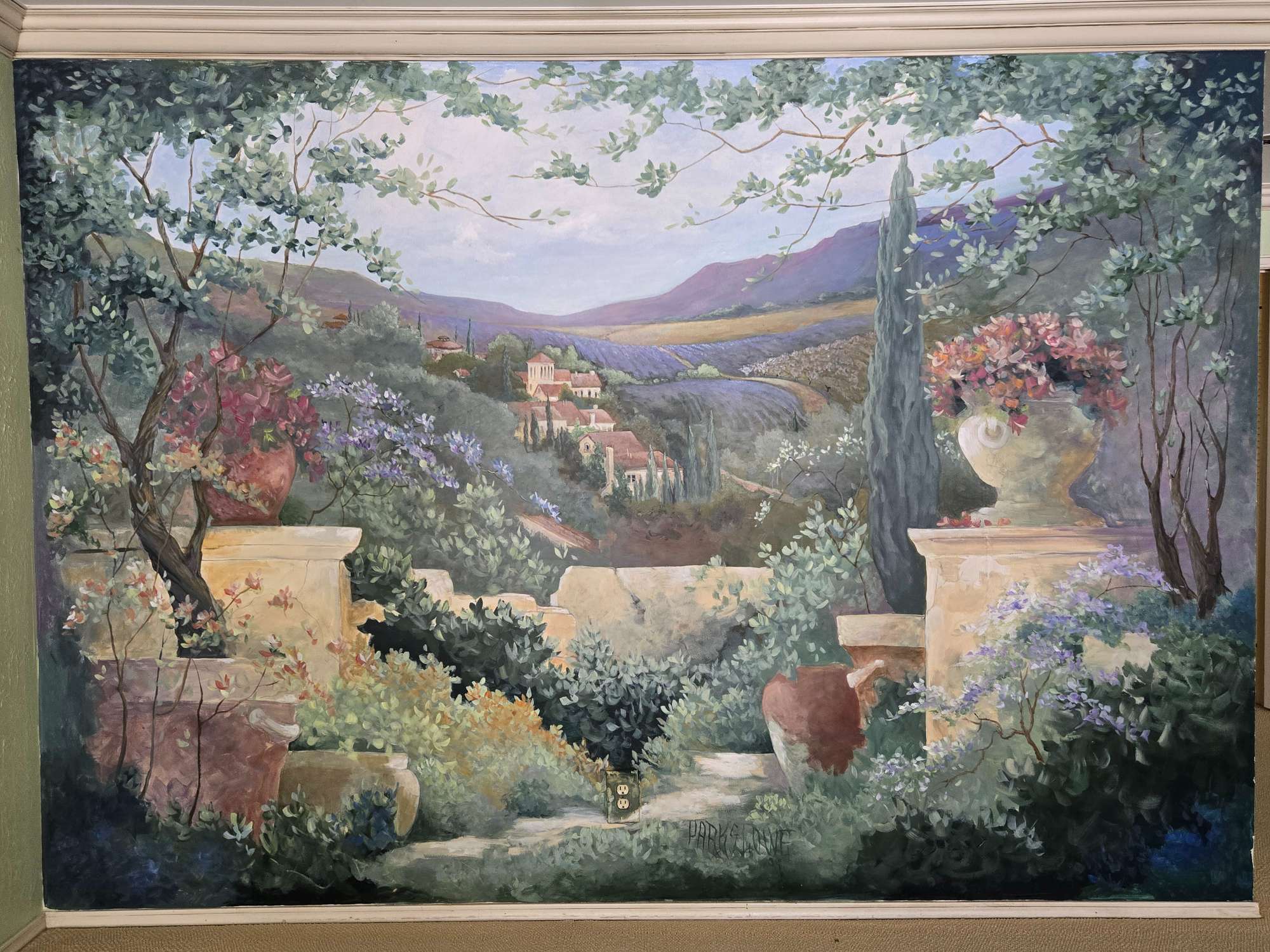 Beautiful Custom Home Wall Painting