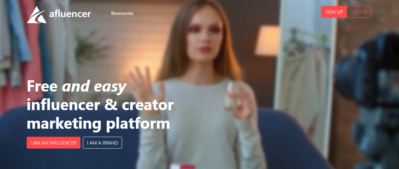 Afluencer-Übersicht Best Outreach Influencer Tool
